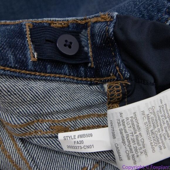 NEW Madewell Maternity Side-Panel Skinny Jeans‎ in Wendover Wash, 29 - Picture 15 of 15